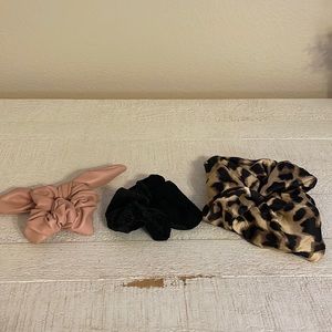 NWOT 3 Scrunchie Bundle